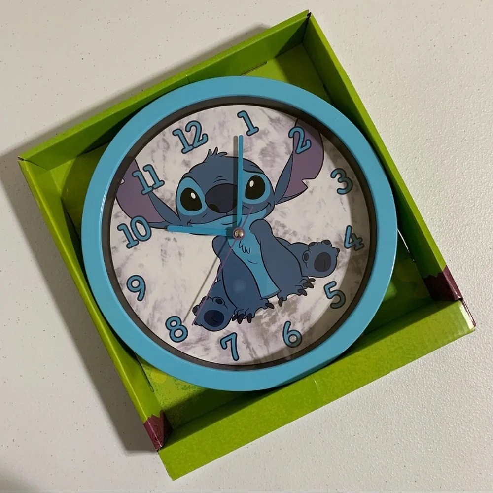 Disney Stitch Analog Wall Clock-NIB